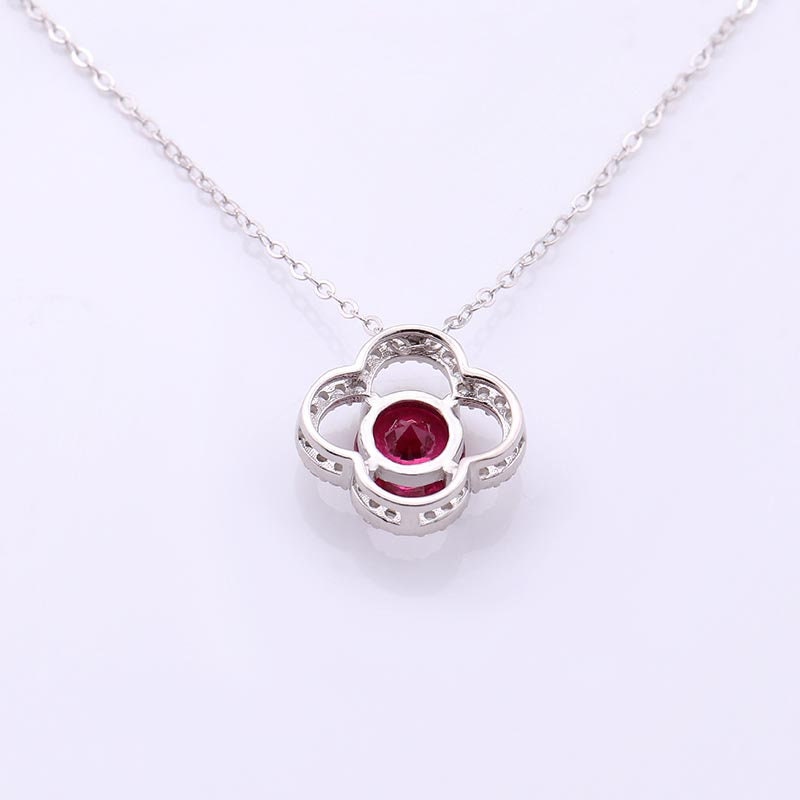 1-CT-Rub- Four-Lea-Clove-Sterling-Silver-Pendant-Necklace3