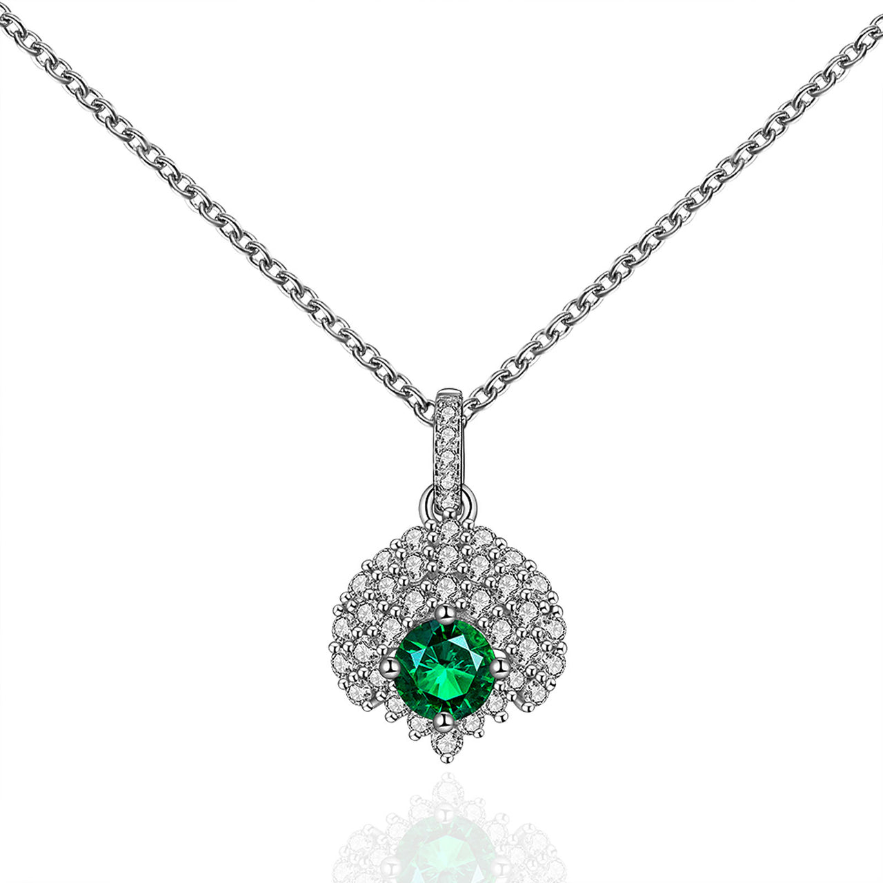 Emerald Personalized fashion Pendant Necklace