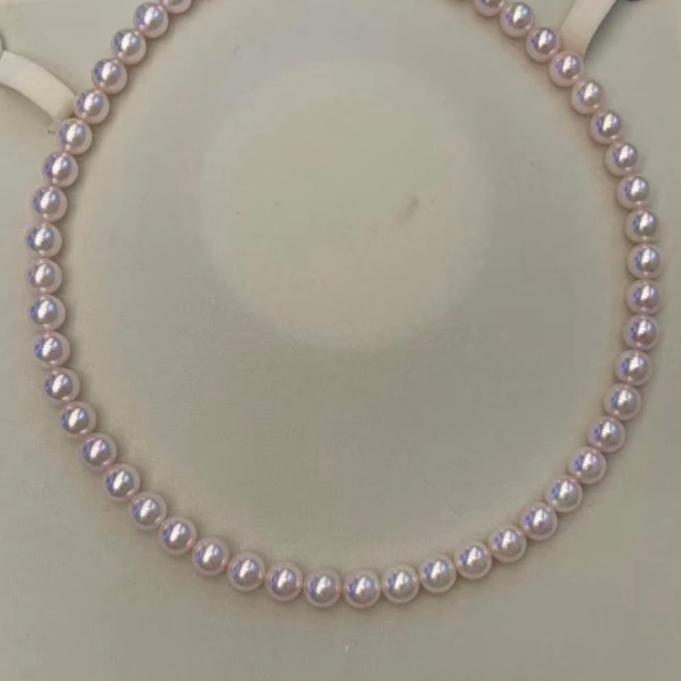 7.5-8mm Japanese Akoya White Pearl Necklace