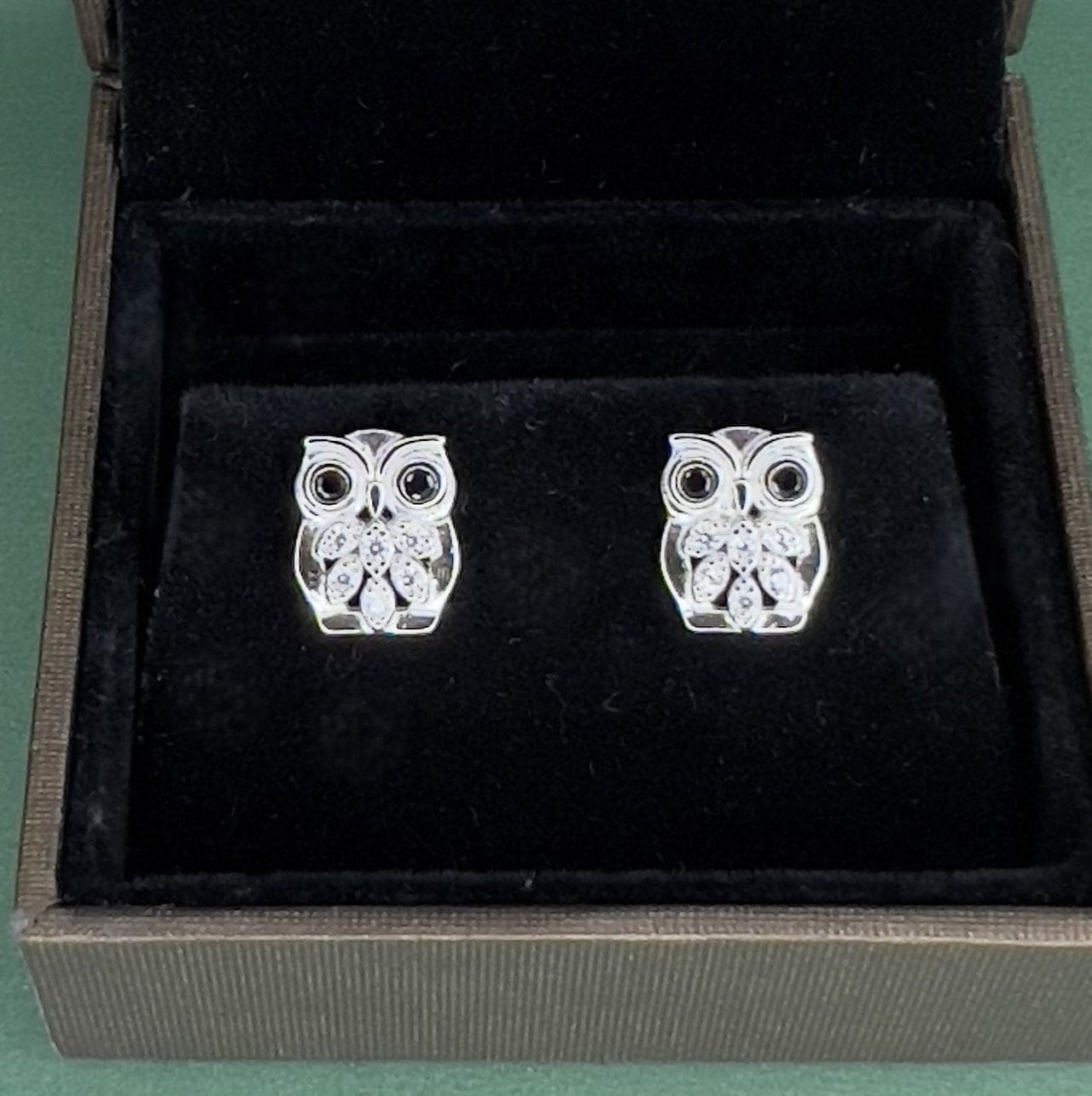 Owl Sterling Silver Stud Earrings